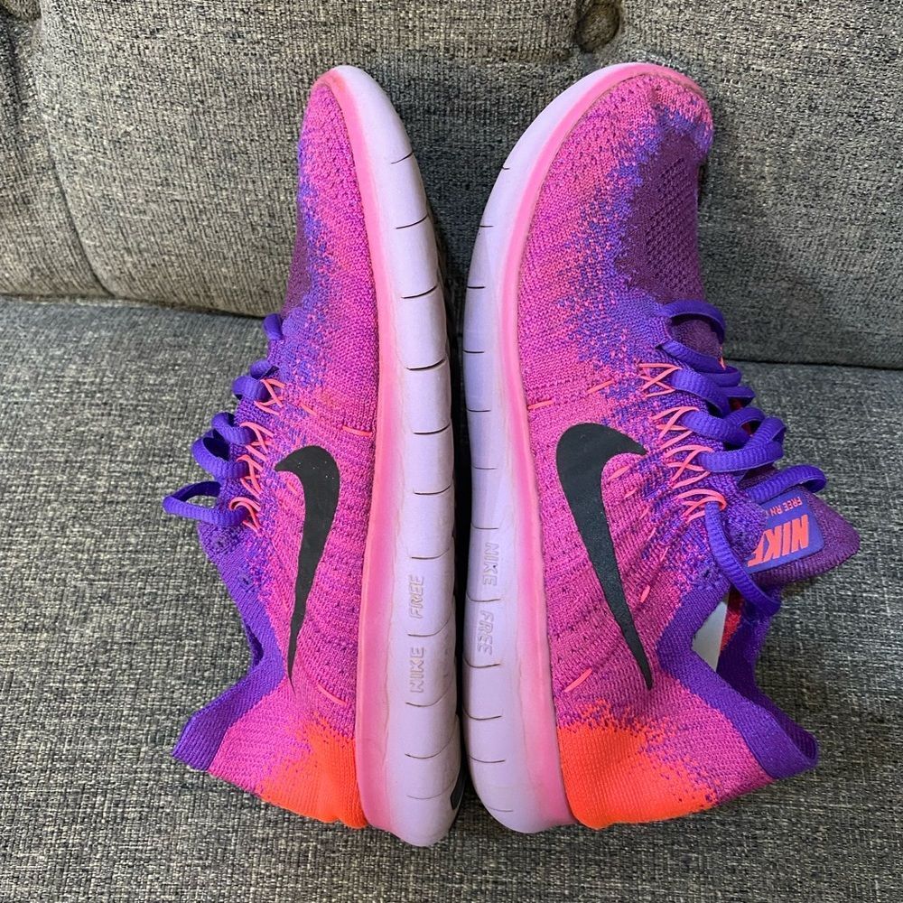 Nike Free RN Flyknit Running Sneakers Women’s Size 6.5 - Picture 7 of 9